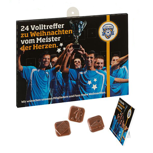 Fußball-Schoko-Adventskalender